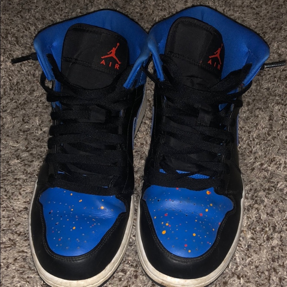 COPY - Air Jordan 1 Blue Paint Speckled